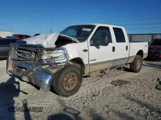1999 Ford Super Duty F-250 XL with VIN 1FTNW21F6XEC74075, listed as a Copart auction lot 52581155 with 118,630 mi miles and Salvage Title. Bid and sale history available at carsss.com. Image 1.