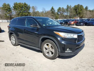 2014 Toyota Highlander Limited with VIN 5TDDCRFH2ES006624, listed as a Copart auction lot 49738285 with 126,881 mi miles and Clean title. Bid and sale history available at DreamBid. Image 4.
