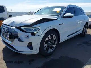 2021 Audi e-tron Premium Plus with VIN WA1LAAGE6MB002079, listed as a IAAI auction lot 42116578 with 48,357 mi miles. Bid and sale history available at carsss.com. Image 19.