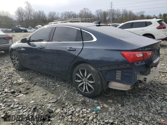 2018 Chevrolet Malibu LT with VIN 1G1ZD5ST1JF108991, listed as a Copart auction lot 47918345 with 95,193 mi miles and Salvage Title. Bid and sale history available at carsss.com. Image 2.