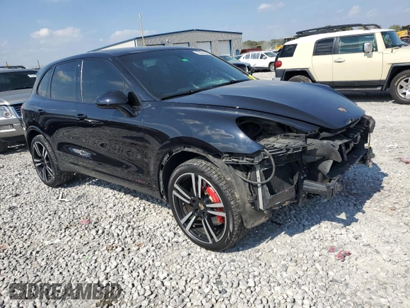 2014 Porsche Cayenne Turbo with VIN WP1AC2A2XELA85702, listed as a Copart auction lot 72328394 with 100,142 mi miles and Salvage title. Bid and sale history available at DreamBid. Image 4.
