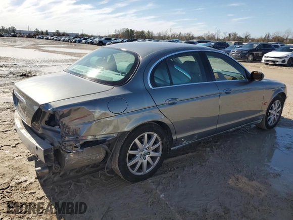 2003 Jaguar S-Type with VIN SAJEB01T83FM51480, listed as a Copart auction lot 43444065 with 83,840 mi miles and Salvage Title. Bid and sale history available at DreamBid. Image 3.