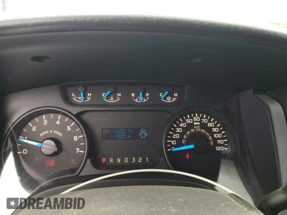2014 Ford F-150 XL with VIN 1FTMF1CM8EKF55066, listed as a Copart auction lot 55259635 with 117,225 mi miles and Clean title. Bid and sale history available at DreamBid. Image 9.