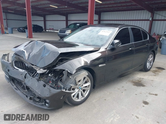 2014 BMW 5 Series 528i with VIN WBA5A5C52ED503033, listed as a IAAI auction lot 41562997 with 127,564 mi miles. Bid and sale history available at carsss.com. Image 2.