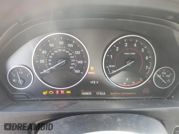 2017 BMW 3 Series 330i xDrive with VIN WBA8D9C35HA005814, listed as a Copart auction lot 56299215 with 100,855 mi miles and Salvage title. Bid and sale history available at DreamBid. Image 9.