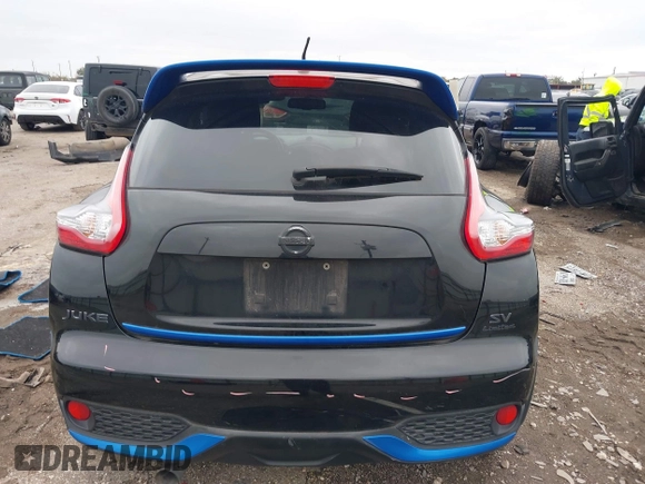 2015 Nissan Juke S with VIN JN8AF5MR3FT508225, listed as a IAAI auction lot 41066571 with 131,319 mi miles. Bid and sale history available at carsss.com. Image 16.