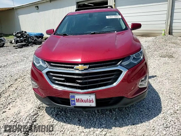 2019 Chevrolet Equinox LT with VIN 2GNAXKEV5K6158660, listed as a Copart auction lot 53871665 with 80,621 mi miles and Salvage Title. Bid and sale history available at DreamBid. Image 14.