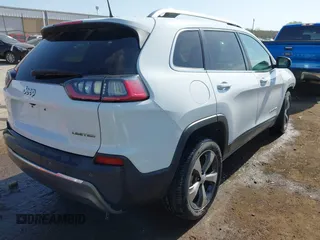 2019 Jeep Cherokee Limited with VIN 1C4PJLDBXKD487843, listed as a IAAI auction lot 41979449 with 104,545 mi miles. Bid and sale history available at carsss.com. Image 4.