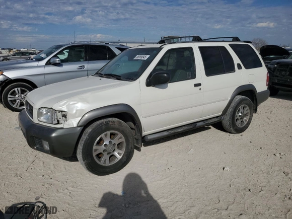 2001 Nissan Pathfinder LE with VIN JN8DR09X91W576972, listed as a Copart auction lot 88999545 with 120,344 mi miles and Salvage Title. Bid and sale history available at carsss.com. Image 1.