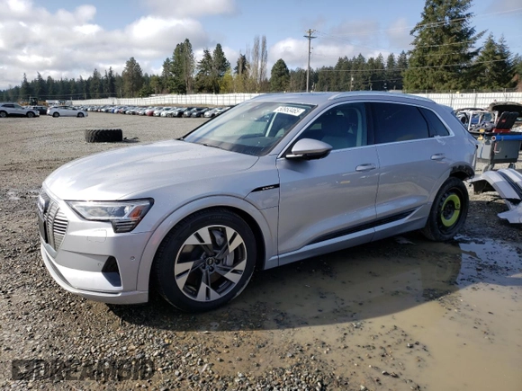 2022 Audi e-tron Premium Plus with VIN WA1LAAGE2NB024937, listed as a Copart auction lot 50953465 with 24,792 mi miles and Salvage Title. Bid and sale history available at carsss.com. Image 1.