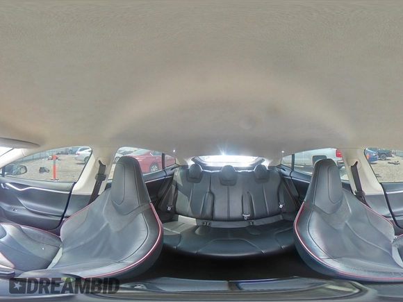 2014 Tesla Model S 60 with VIN 5YJSA1H11EFP36611, listed as a Copart auction lot 59544085 with 97,214 mi miles and Salvage title. Bid and sale history available at DreamBid. Image 14.