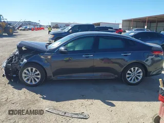 2018 Kia Optima LX with VIN 5XXGT4L3XJG244855, listed as a IAAI auction lot 41679341 with 43,230 mi miles. Bid and sale history available at carsss.com. Image 14.