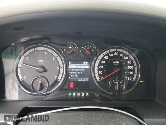 2010 Dodge 2500 Power Wagon with VIN 3D7TT2CT8AG128978, listed as a Copart auction lot 83987944 with 129,526 mi miles and Salvage Title. Bid and sale history available at DreamBid. Image 9.