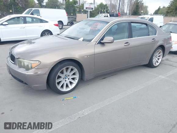 2004 BMW 7 Series 745Li с VIN WBAGN63494DS45716, выставлен на аукционе IAAI как лот 41906522 с пробегом 127 292 миль миль и . История ставок и продаж доступна на DreamBid. Изображение 2.