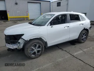 2024 Honda HR-V EX-L z VIN 3CZRZ1H72RM718089, wystawiony jako Copart lot #49266735 z przebiegiem 24 361 mil mil oraz Szkoda całkowita • Salvage title. Historia ofert i sprzedaży dostępna na DreamBid. Obrazek 1.