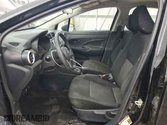 2024 Nissan Versa S with VIN 3N1CN8DVXRL877357, listed as a Copart auction lot 55453295 with 38,725 mi miles and Clean Title. Bid and sale history available at DreamBid. Image 7.
