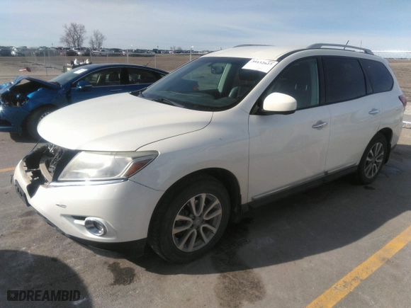 2016 Nissan Pathfinder SL with VIN 5N1AR2MM5GC645041, listed as a IAAI auction lot 39132627 with 225,602 mi miles. Bid and sale history available at carsss.com. Image 17.