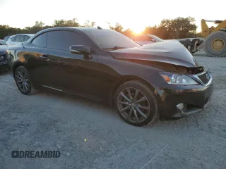 2013 Lexus IS 250 C with VIN JTHFF2C23D2528819, listed as a Copart auction lot 81114574 with 108,801 mi miles and Salvage title. Bid and sale history available at DreamBid. Image 4.