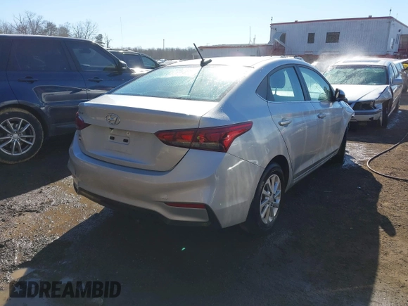 2022 Hyundai Accent SE with VIN 3KPC24A64NE157918, listed as a IAAI auction lot 41444230 with 24,912 mi miles. Bid and sale history available at carsss.com. Image 4.