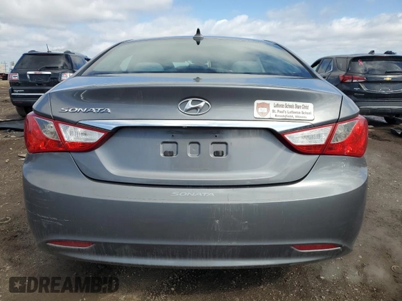 2011 Hyundai Sonata GLS with VIN 5NPEB4AC5BH268855, listed as a Copart auction lot 50308755 with 75,490 mi miles and Salvage Title. Bid and sale history available at DreamBid. Image 6.