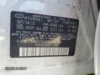 2013 Hyundai Sonata with VIN KMHEC4A40DA094186, listed as a Copart auction lot 55248245 with 212,202 mi miles and Clean Title. Bid and sale history available at carsss.com. Image 12.
