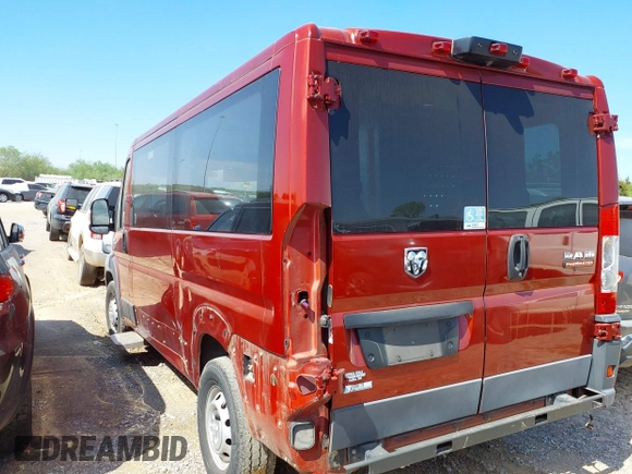2016 Ram ProMaster Cargo with VIN 3C6TRVAG6GE121314, listed as a IAAI auction lot 41940640 with 54,039 mi miles and . Bid and sale history available at DreamBid. Image 3.