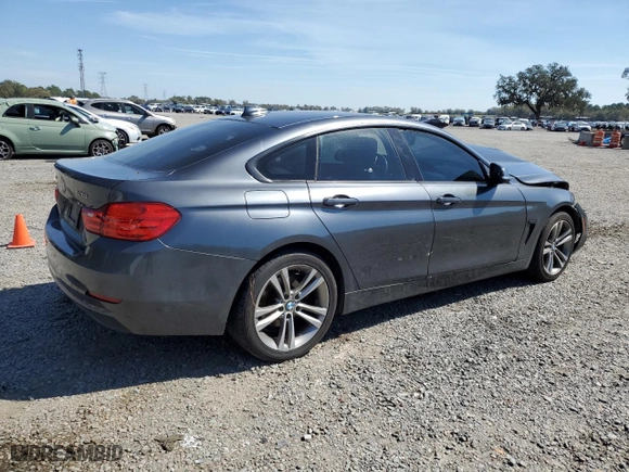 2015 BMW 4 Series 428i xDrive with VIN WBA4C9C57FD331175, listed as a Copart auction lot 47299665 with 0 mi miles and Salvage Title. Bid and sale history available at carsss.com. Image 3.