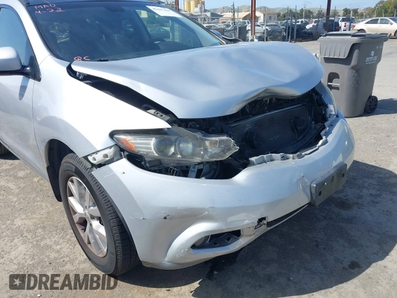 2012 Nissan Murano S with VIN JN8AZ1MU6CW116872, listed as a IAAI auction lot 42107422 with 114,601 mi miles and . Bid and sale history available at DreamBid. Image 13.