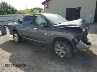 2014 Ram 1500 Big Horn with VIN 1C6RR7LT3ES182453, listed as a Copart auction lot 56818185 with 270,776 mi miles and Salvage title. Bid and sale history available at DreamBid. Image 4.