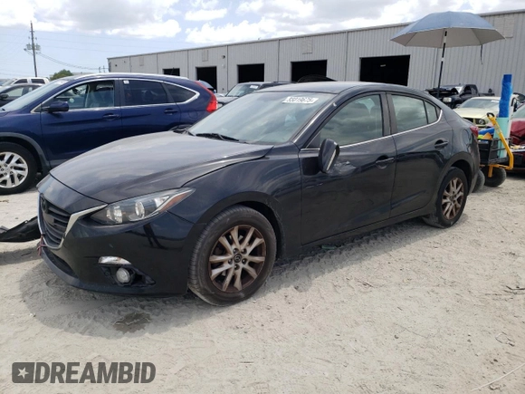 2015 Mazda 3 i Touring with VIN 3MZBM1V78FM127459, listed as a Copart auction lot 55019675 with 156,966 mi miles and Salvage Title. Bid and sale history available at DreamBid. Image 1.