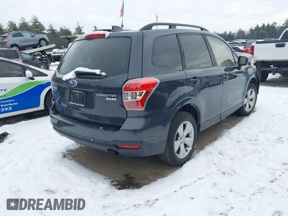 2016 Subaru Forester Premium with VIN JF2SJADC5GH554213, listed as a IAAI auction lot 41318047 with 107,985 mi miles and . Bid and sale history available at carsss.com. Image 4.