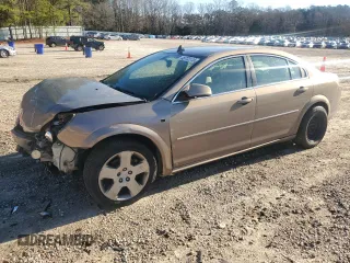 2008 Saturn Aura XE with VIN 1G8ZS57B98F256999, listed as a Copart auction lot 48772115 with 140,460 mi miles and Salvage Title. Bid and sale history available at carsss.com. Image 1.
