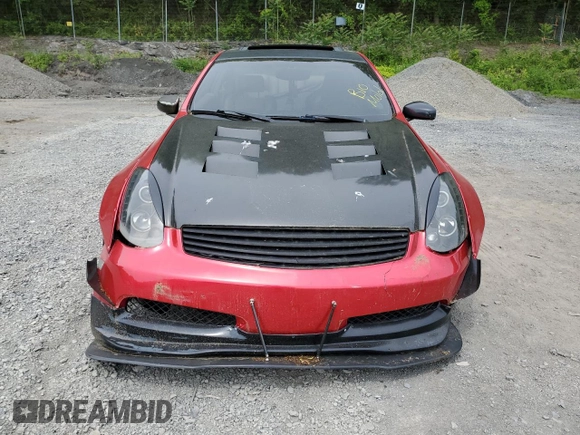2003 Infiniti G35 w/Leather z VIN JNKCV54E53M207514, wystawiony jako Copart lot #58396655 z przebiegiem Nie podano mil oraz Szkoda całkowita • Salvage title. Historia ofert i sprzedaży dostępna na DreamBid. Obrazek 5.
