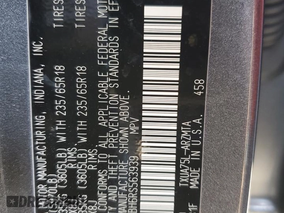 2024 Toyota Highlander LE z VIN 5TDKDRBH6RS563939, wystawiony jako Copart lot #57876085 z przebiegiem 3 231 mil mil oraz Szkoda całkowita • Salvage title. Historia ofert i sprzedaży dostępna na DreamBid. Obrazek 13.