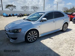 2010 Mitsubishi Lancer GTS with VIN JA32X8HW4AU020109, listed as a Copart auction lot 51456785 with 221,760 mi miles and Clean Title. Bid and sale history available at carsss.com. Image 1.
