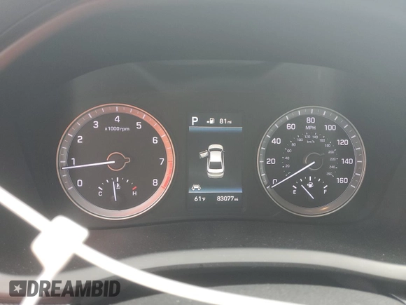 2018 Hyundai Sonata Sport with VIN 5NPE34AF0JH630743, listed as a Copart auction lot 51746945 with 83,077 mi miles and Salvage Title. Bid and sale history available at carsss.com. Image 9.