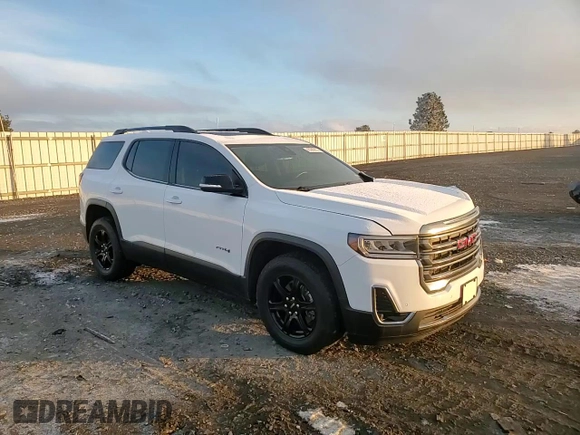 2021 GMC Acadia AT4 with VIN 1GKKNLLS5MZ113473, listed as a Copart auction lot 89389255 with 46,077 mi miles and Salvage Title. Bid and sale history available at carsss.com. Image 12.