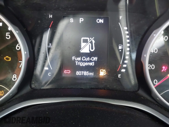 2020 Jeep Compass Latitude with VIN 3C4NJCBB3LT136018, listed as a IAAI auction lot 41915073 with 80,785 mi miles and . Bid and sale history available at carsss.com. Image 15.