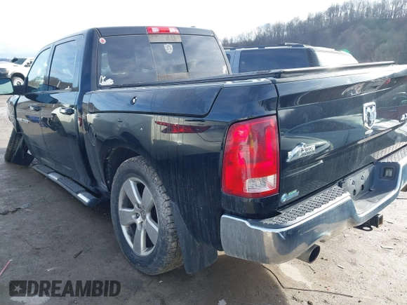2012 Ram 1500 Big Horn with VIN 1C6RD7LT5CS160501, listed as a IAAI auction lot 41113292 with 145,029 mi miles. Bid and sale history available at carsss.com. Image 3.