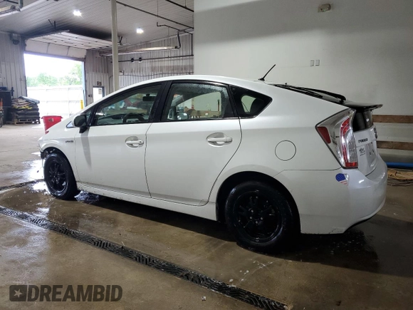 2012 Toyota Prius One with VIN JTDKN3DU8C1599835, listed as a Copart auction lot 55777685 with 204,188 mi miles and Salvage Title. Bid and sale history available at DreamBid. Image 2.