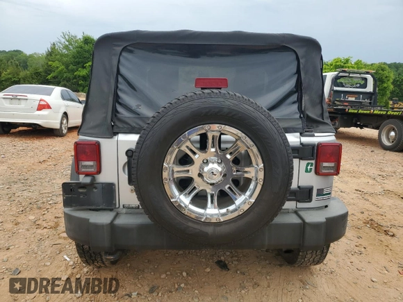 2009 Jeep Wrangler X with VIN 1J4FA24159L730840, listed as a Copart auction lot 56278745 with 95,851 mi miles and Salvage title. Bid and sale history available at DreamBid. Image 6.
