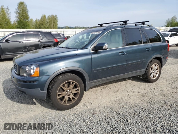 2007 Volvo XC90 I6 with VIN YV4CZ982271384989, listed as a Copart auction lot 54724785 with 161,314 mi miles and Clean Title. Bid and sale history available at carsss.com. Image 1.