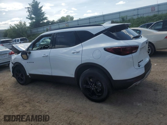 2024 Chevrolet Blazer LT with VIN 3GNKBJRS2RS144935, listed as a Copart auction lot 68019324 with Not provided miles and Salvage title. Bid and sale history available at DreamBid. Image 2.