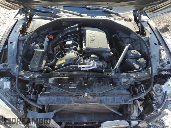 2012 BMW 7 Series 740i with VIN WBAKA4C58CC613763, listed as a Copart auction lot 43557415 with 0 mi miles and Salvage Title. Bid and sale history available at carsss.com. Image 12.
