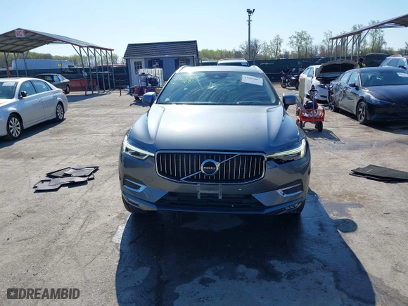 2020 Volvo XC60 Inscription with VIN YV4102RL5L1490699, listed as a IAAI auction lot 41962007 with 56,607 mi miles. Bid and sale history available at carsss.com. Image 12.