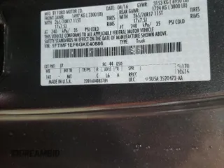 2016 Ford F-150 XL with VIN 1FTMF1EF6GKE40886, listed as a Copart auction lot 42482015 with 67,781 mi miles and Salvage title. Bid and sale history available at DreamBid. Image 13.