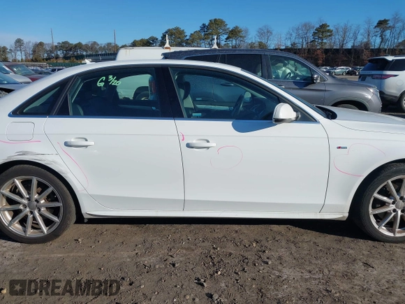 2016 Audi A4 Premium Plus with VIN WAUFFAFL6GN006105, listed as a IAAI auction lot 41698495 with 155,424 mi miles. Bid and sale history available at carsss.com. Image 14.