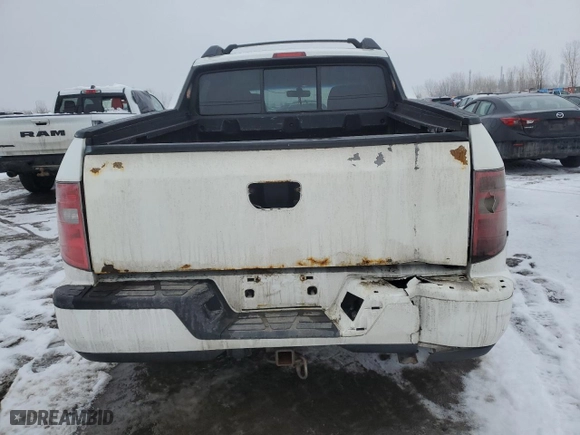2011 Honda Ridgeline RTL with VIN 5FPYK1F59BB501650, listed as a Copart auction lot 47663465 with 252 mi miles and Salvage Title. Bid and sale history available at carsss.com. Image 6.