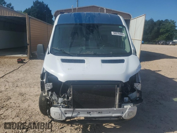 2021 Ford Transit Cargo with VIN 1FTBR1C86MKA01959, listed as a Copart auction lot 50876485 with 140,457 mi miles and Salvage Title. Bid and sale history available at DreamBid. Image 5.