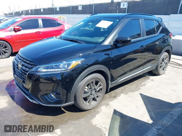 2024 Nissan Kicks SR with VIN 3N1CP5DV7RL490435, listed as a IAAI auction lot 41817333 with 7,918 mi miles and . Bid and sale history available at DreamBid. Image 18.